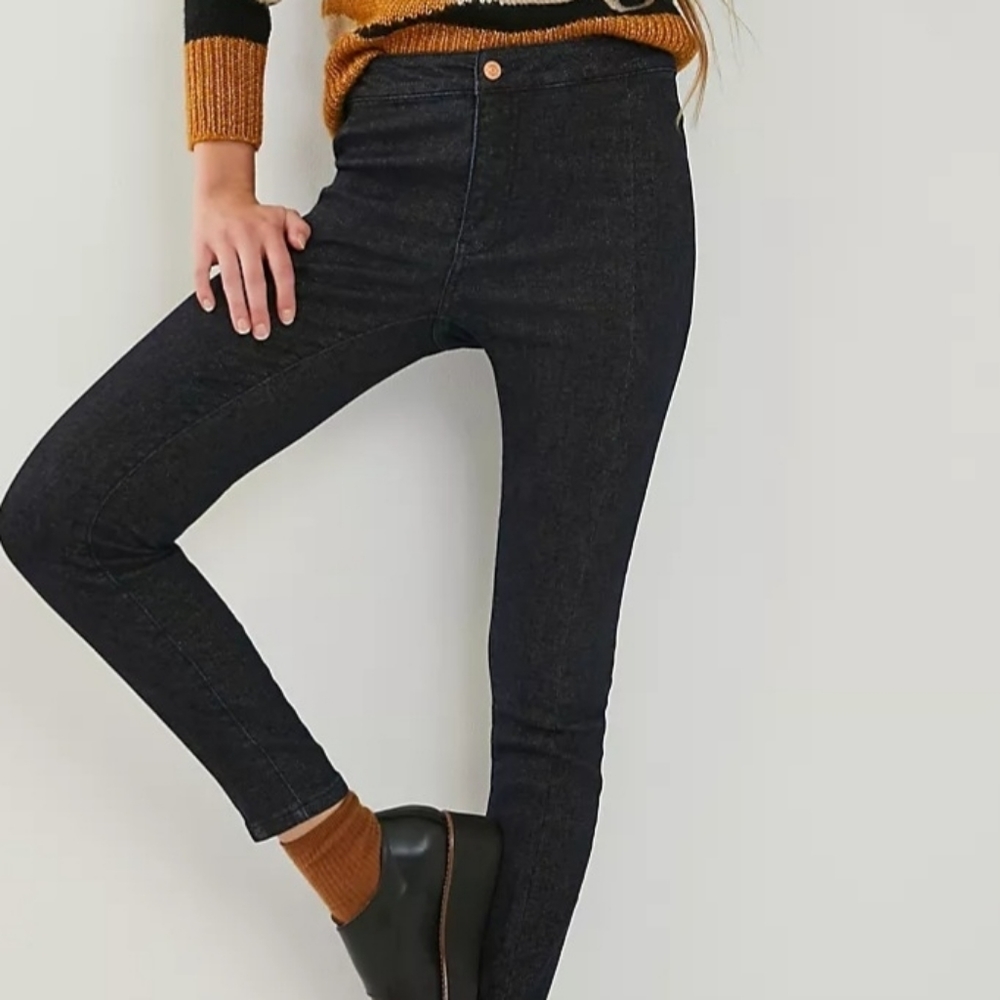 Anthropologie Pilcro Shimmer High Rise Den…